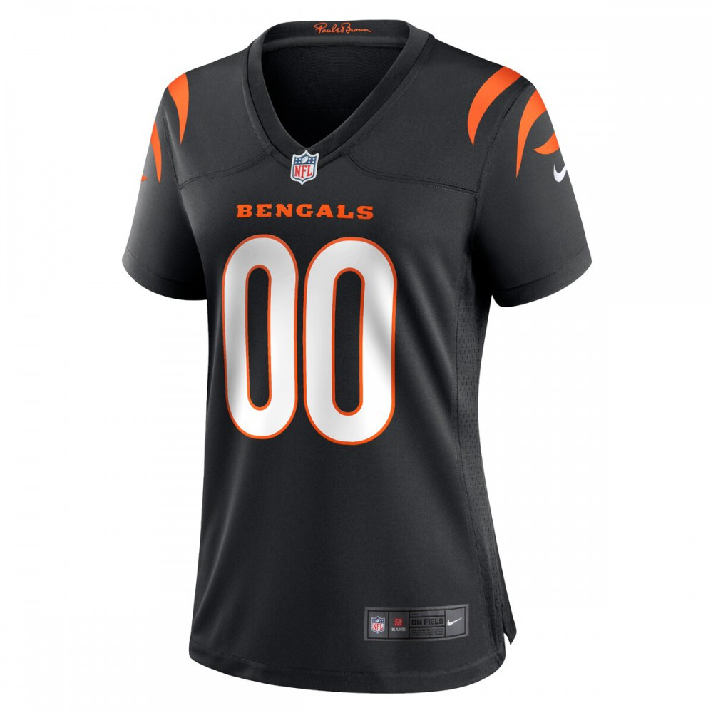 Cincinnati Bengals Nike Women's Game Custom Jersey - Black-GridironStore